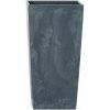Prosperplast Kvetináč s vložkou 40x40x75 cm Urbi Square Beton Effect, antracit
