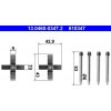 Sada príslušenstva, obloženie kotúčovej brzdy ATE 13.0460-0347.2 Sada príslušenstva, obloženie kotúčovej brzdy ATE 13.0460-0347.2