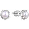 Beneto Strieborné náušnice s pravou perlou TAGUP1585PS Beneto Strieborné náušnice s pravou perlou TAGUP1585PS
