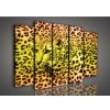 Obraz na plátne viacdielny - OB2713 - Leopard žlto zelený 150cm x 100cm - S12 Obraz na plátne viacdielny - OB2713 - Leopard žlto zelený 150cm x 100cm - S12