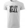 Volleyball nápis - Klasické pánske tričko vyššej gramáže - 3XL ( Biela ) Volleyball nápis - Klasické pánske tričko vyššej gramáže - 3XL ( Biela )