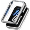 Ochranný rámček s kamienkami pre Samsung Galaxy Fit 3 - Strieborný Ochranný rámček s kamienkami pre Samsung Galaxy Fit 3 - Strieborný