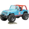 Bruder modré auto jeep s řidičem Bruder modré auto jeep s řidičem