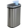 Bezdoteku Odpadkový kôš bezdotykový RONDEL nerezový oválny senzorový 48L Bezdoteku Odpadkový kôš bezdotykový RONDEL nerezový oválny senzorový 48L