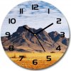 Sklenené hodiny okrúhle Namíbie skaly fi 30 cm Sklenené hodiny okrúhle Namíbie skaly fi 30 cm