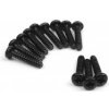 BlackZon Smyter MT/DB/DT 4WD: Samorezné skrutky s plochou hlavou PBHO3x15 mm 12 ks 1:12