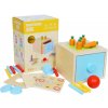 Tooky Toy Montessori box Vkladačka 4v1 Tooky Toy Montessori box Vkladačka 4v1