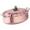 RUFFONI - Oválny medený pekáč s pokrievkou 44 cm Lovebirds RUFFONI - Oválny medený pekáč s pokrievkou 44 cm Lovebirds