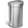 Simplehuman Bezdotykový odpadkový kôš - 45 l / polguľatý / matná oceľ / FPP / vrecko na vrecká (ST2009) Simplehuman Bezdotykový odpadkový kôš - 45 l / polguľatý / matná oceľ / FPP / vrecko na vrecká (ST2009)