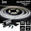 LEDprodukt 3m SMD2835 120LED/m IP65 vodeodolný studená b. - KOMPLETNÁ SADA LEDprodukt 3m SMD2835 120LED/m IP65 vodeodolný studená b. - KOMPLETNÁ SADA