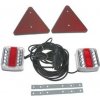 Svetlo na prívesný vozík LED STU s káblom a trojuholníkom Svetlo na prívesný vozík LED STU s káblom a trojuholníkom