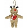 Voodoo bábika prívesok šamana Halloween