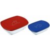 Sada obdélníkových dóz Pyrex 2 ks 1,2 l + 2,5 l Sada obdélníkových dóz Pyrex 2 ks 1,2 l + 2,5 l
