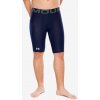 Športové kraťasy Under Armour HeatGear Pocket Long Shorts - midnight navy/white Športové kraťasy Under Armour HeatGear Pocket Long Shorts - midnight navy/white