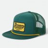 BRIXTON klobúk Township Np Hp Trucker Hat Pine Needle/Pine Needle PNNPN vel. O/S BRIXTON klobúk Township Np Hp Trucker Hat Pine Needle/Pine Needle PNNPN vel. O/S