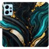 iSaprio flip Dark Paint Xiaomi Redmi Note 12 5G