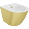 MEXEN - Lena bidet závesný, biela/zlatá vzor 35224807 MEXEN - Lena bidet závesný, biela/zlatá vzor 35224807