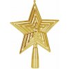 SPRINGOS Hviezda na vianočný stromček 18,5 cm zlatá vianočná ozdoba