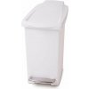 Pedálový odpadkový kôš Simplehuman - 10 l, úzky, biely plast (CW1332) Pedálový odpadkový kôš Simplehuman - 10 l, úzky, biely plast (CW1332)