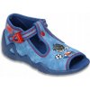 Befado detské papuče na zapínanie modré, veľkosť 18 Befado detské papuče na zapínanie modré, veľkosť 18
