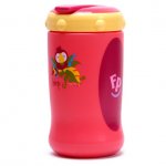 Fisher-price netekoucí hrnček s pítkem růžový