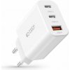 Nabíjací adaptér Tech-Protect NC30W AC 2 x zásuvka Type-C + USB-A, QC3, PD30W, biely Nabíjací adaptér Tech-Protect NC30W AC 2 x zásuvka Type-C + USB-A, QC3, PD30W, biely