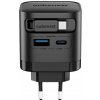 Cubenest S3D2 - PD GaN adaptér 65 W - USB-C kábel 70 cm - 2x USB-C - 1x USB-A Cubenest S3D2 - PD GaN adaptér 65 W - USB-C kábel 70 cm - 2x USB-C - 1x USB-A