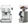 Ascaso Dream ONE, Cloud White + Eureka Mignon Specialita Smart, CR chrome Ascaso Dream ONE, Cloud White + Eureka Mignon Specialita Smart, CR chrome