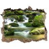 Díra 3D ve zdi na stěnu Nálepka vodopád 95x64 cm Díra 3D ve zdi na stěnu Nálepka vodopád 95x64 cm