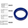 M 42x50x5.7/6.3 (AU95) MA39 (K33 PU) těsnění pístnicové asymetrické s předsazeným vnějším břitem pro drážky hlav válců