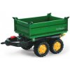 Rolly Toys Príves - RollyMega Trailer John Deere dvojnápravový, vyklopiteľný z 3 strán, zelený Rolly Toys Príves - RollyMega Trailer John Deere dvojnápravový, vyklopiteľný z 3 strán, zelený
