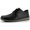 Rieker pánske šnurovacie poltopánky čierne 05400-00 - 42 Rieker pánske šnurovacie poltopánky čierne 05400-00 - 42