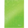 Záznamová kniha Leitz WOW A5 80 listov linajková zelená Záznamová kniha Leitz WOW A5 80 listov linajková zelená