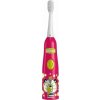 Chicco Panda růžový zubní kartáček Chicco Panda růžový zubní kartáček