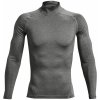 UNDER ARMOUR UA HG Armour Comp Mock LS, Gray - M UNDER ARMOUR UA HG Armour Comp Mock LS, Gray - M