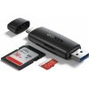 UGREEN adaptér čtečka karet SD / micro SD (USB-A / USB-C) černý (CM304) UGREEN adaptér čtečka karet SD / micro SD (USB-A / USB-C) černý (CM304)
