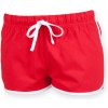 SF Skinnifit Dámske retro šortky Červená biela SF Skinnifit Dámske retro šortky Červená biela