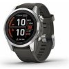Garmin fenix 7S Pro Solar, Silver Stainless Steel, Graphite Band 010-02776-01 Garmin fenix 7S Pro Solar, Silver Stainless Steel, Graphite Band 010-02776-01