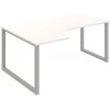 OFFICE PRO s.r.o. HOBIS kancelársky stôl tvarový, ergo pravý - UE O 1800 60 P, biela OFFICE PRO s.r.o. HOBIS kancelársky stôl tvarový, ergo pravý - UE O 1800 60 P, biela
