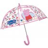 Detský dáždnik Perletti Peppa Pig transparent Detský dáždnik Perletti Peppa Pig transparent