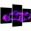 Obraz - horiace auto (Obraz 90x60cm) Obraz - horiace auto (Obraz 90x60cm)