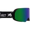 Lyžiarske okuliare Red Bull SPECT Rush matte black/brown with green mirror Lyžiarske okuliare Red Bull SPECT Rush matte black/brown with green mirror