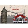 DIMEX | Vliesové fototapety na stenu Istanbul retro plagát MS-5-2177 | 375 x 250 cm | červená, béžová, metalická, šedá + Vliesová fototapeta na stenu DIMEX Istanbul retro plagát MS52177 v rozmere 375 DIMEX | Vliesové fototapety na stenu Istanbul retro plagát MS-5-2177 | 375 x 250 cm | červená, béžová, metalická, šedá + Vliesová fototapeta na stenu DIMEX Istanbul retro plagát MS52177 v rozmere 375