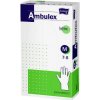 Ambulex rukavice latexové jemne pudrované M 100ks