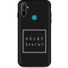 TopQ Zadný silikónový kryt DARK na Realme C3 Velký špatný