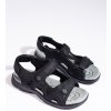 Shelvt Men's black Velcro sandals čierna 40 Shelvt 0000296564361 Shelvt Men's black Velcro sandals čierna 40 Shelvt 0000296564361
