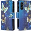 Peňaženkové 3D puzdro COLORED na Samsung Galaxy A14 4G/5G - Zlatý motýľ Peňaženkové 3D puzdro COLORED na Samsung Galaxy A14 4G/5G - Zlatý motýľ