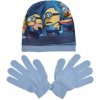 SUN CITY Čiapka rukavice Mimoni sada 2ks Barva: SVĚTLE MODRÁ, Velikost: 52 SUN CITY Čiapka rukavice Mimoni sada 2ks Barva: SVĚTLE MODRÁ, Velikost: 52
