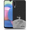 Picasee silikónový čierny obal pre Samsung Galaxy A30s A307F - Astronaut Picasee silikónový čierny obal pre Samsung Galaxy A30s A307F - Astronaut