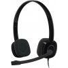 LOGITECH Logitech® H151 Stereo Headset - BLACK 981-000589 LOGITECH Logitech® H151 Stereo Headset - BLACK 981-000589